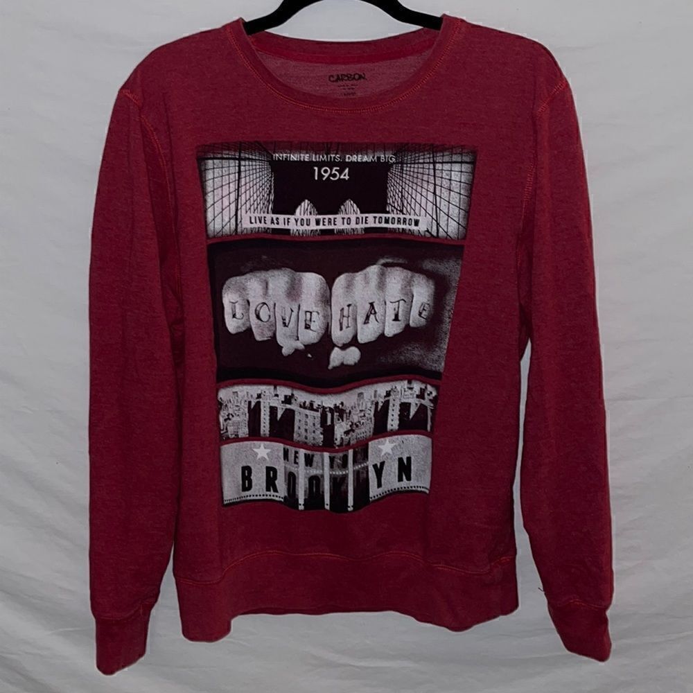 Vintage Crewneck sweater by Carbon, size Large